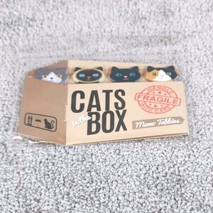Streamline Cats in the Box Memo Tabbies Multicolor Sticky Tabs 100 Count